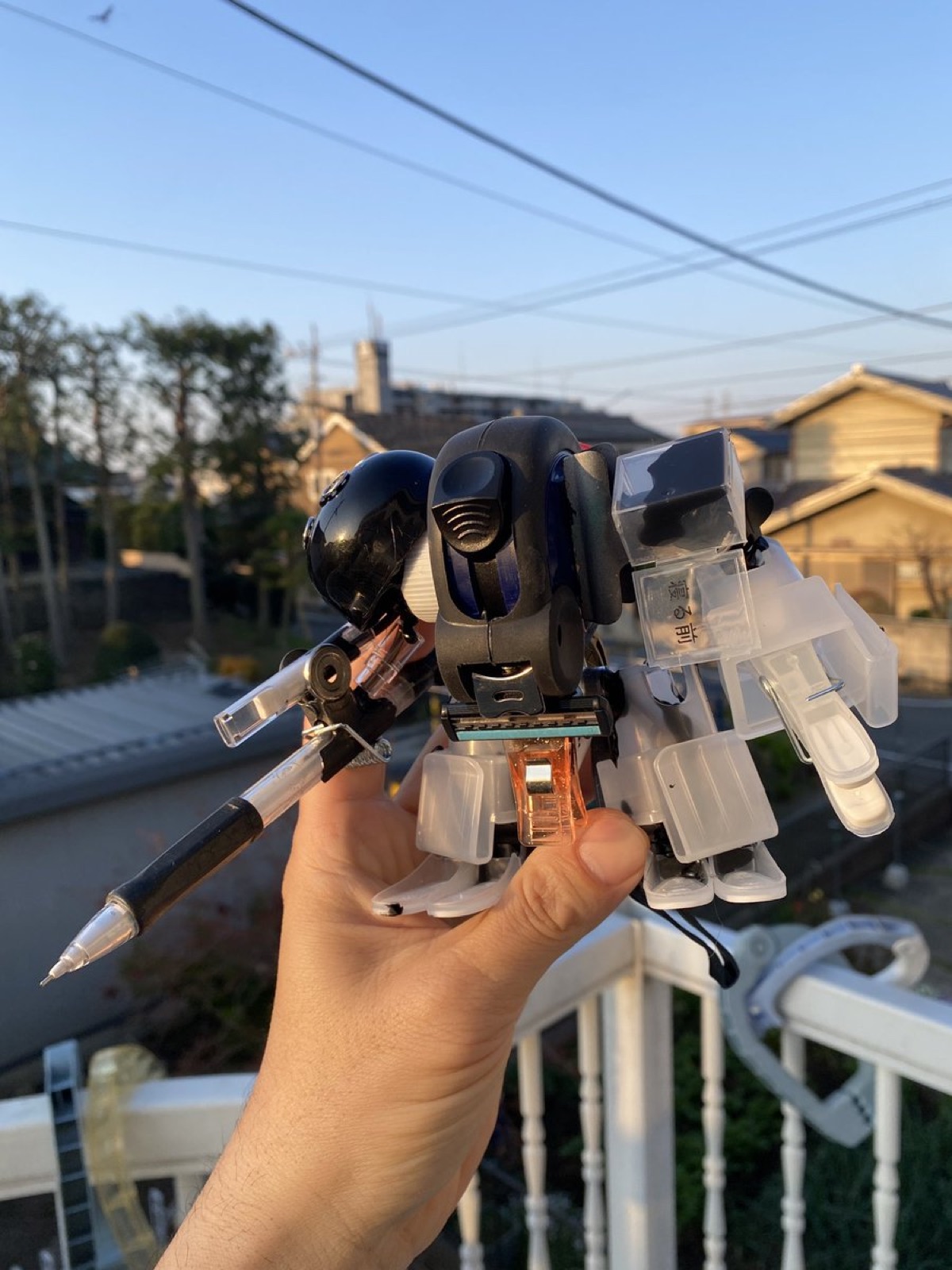 ダイソーのメジャーでロボを作る！ケルバーダイン メージャ再生構築過程