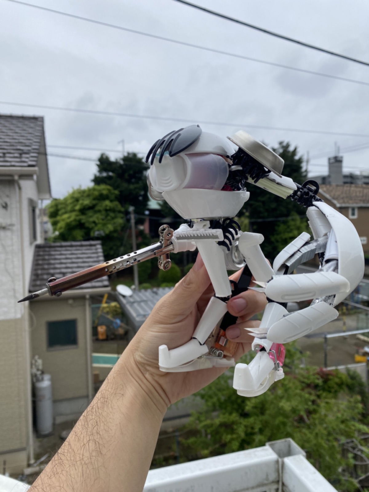 ダイソーのレンゲで西洋甲冑風ケルバーダインを作る。プロージェL純血騎士団仕様 再生構築過程
